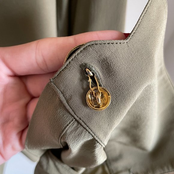 Chanel Vintage Silk Blouse Shirt - Picture 6 of 8